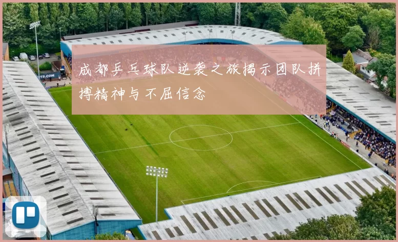 成都乒乓球队逆袭之旅揭示团队拼搏精神与不屈信念