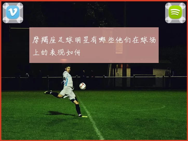 摩羯座足球明星有哪些他们在球场上的表现如何