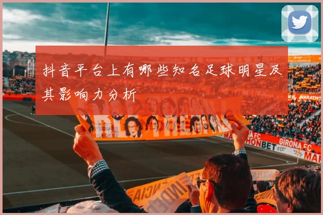 抖音平台上有哪些知名足球明星及其影响力分析